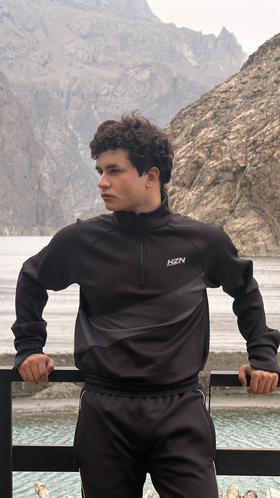 WINTER RUNNING SET — FUNNEL COLLAR