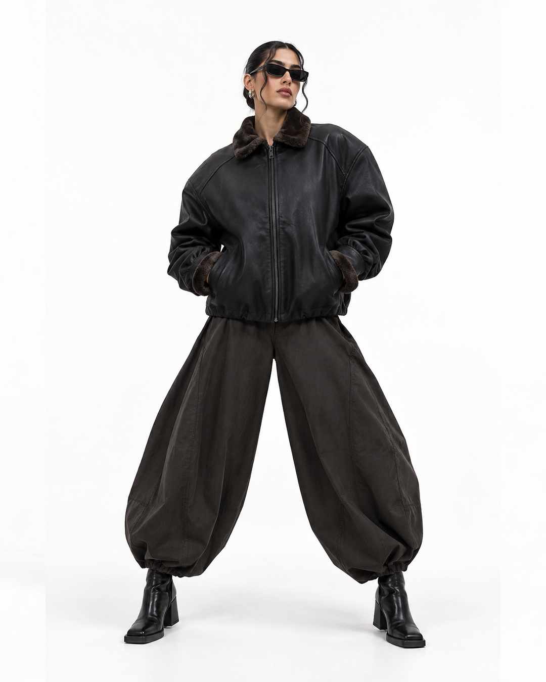 SIGNATURE LEATHER BOMBER